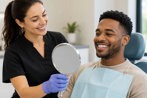 dental patient in chair